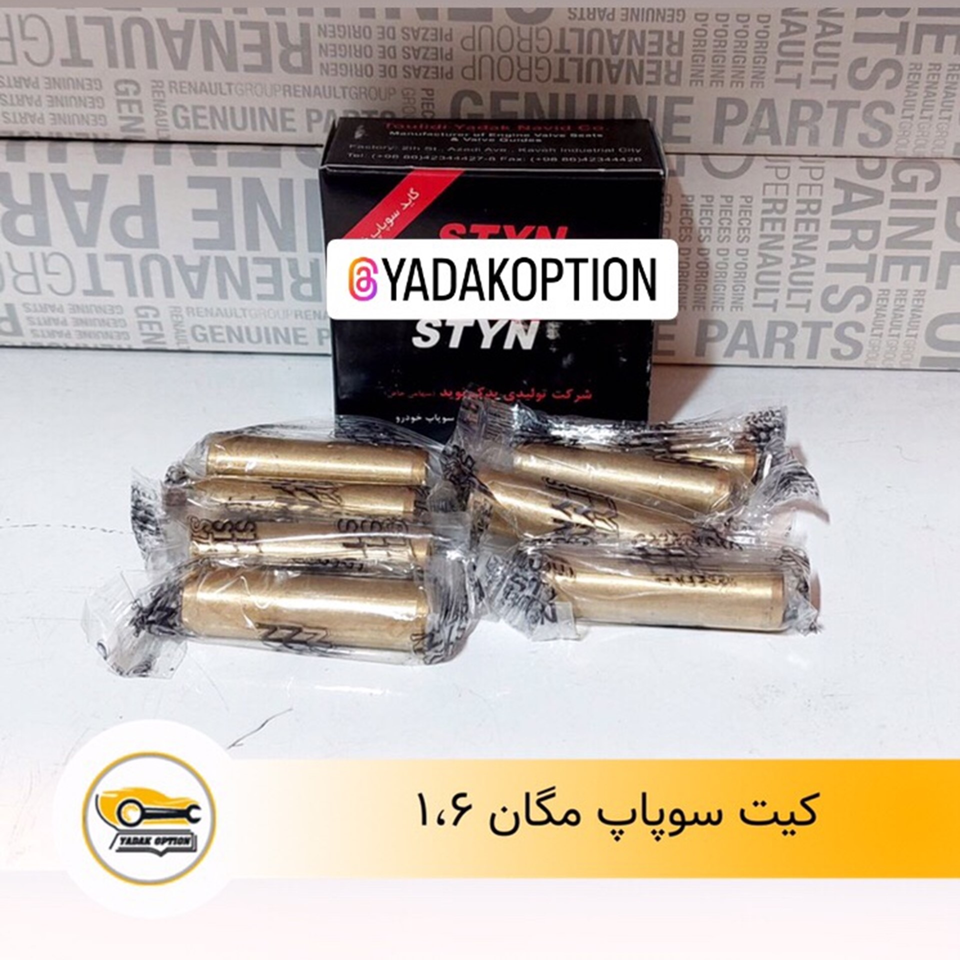 گیت سوپاپ مگان ۱۶۰۰
