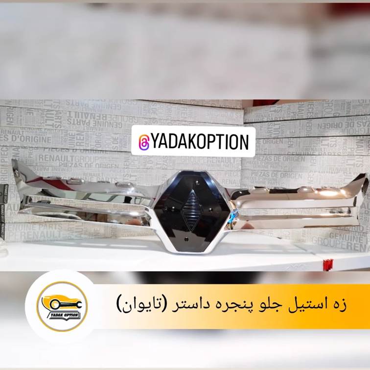 استیل جلو پنجره رنو داستر