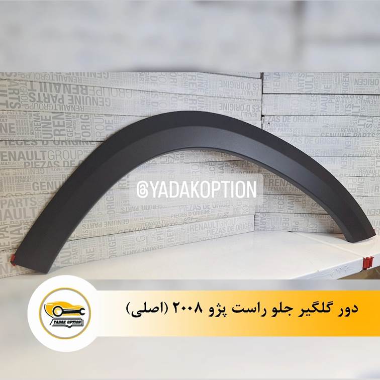 زه دور گلگیر جلو راست پژو 2008